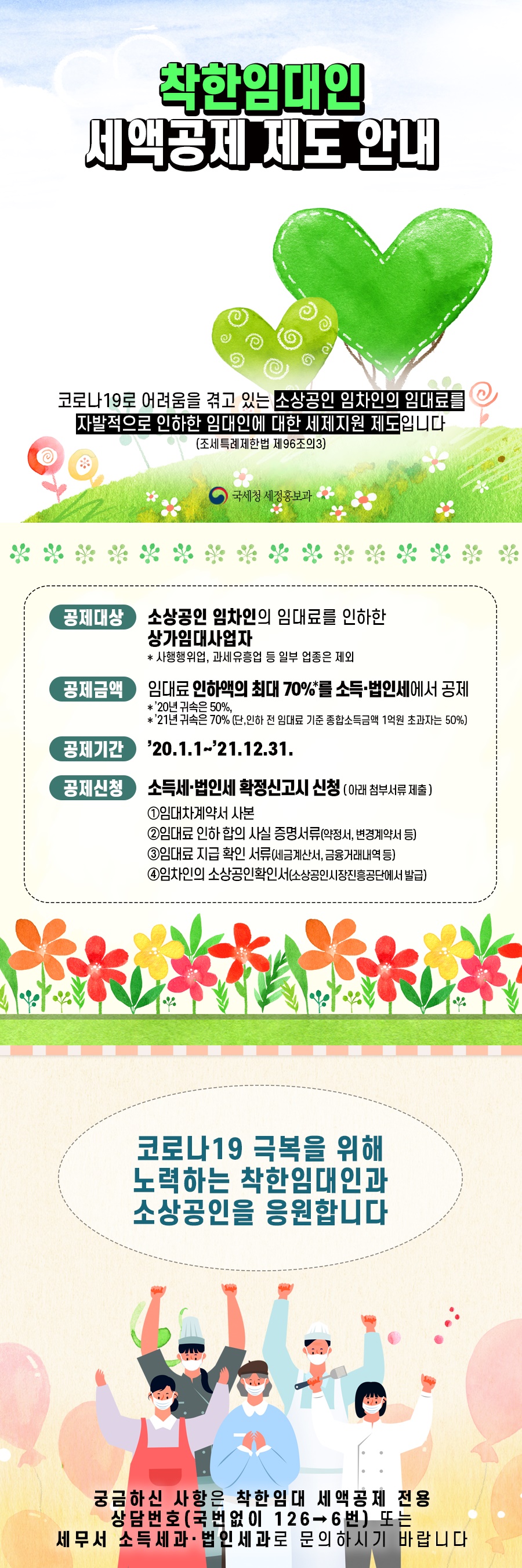 착한임대인 세액공제 안내