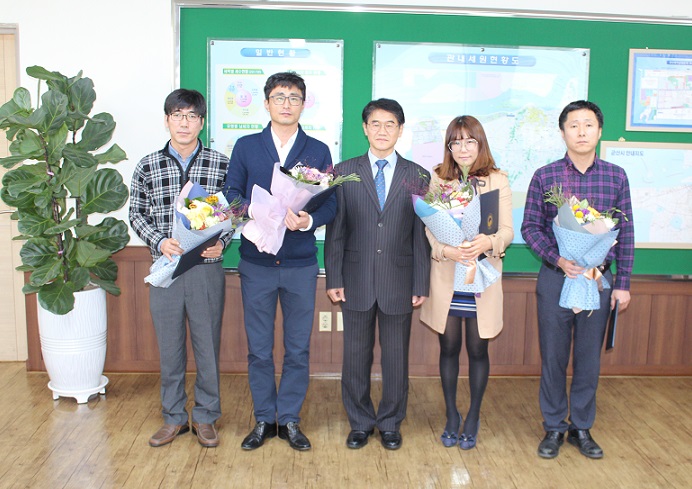 승진자 임명장 수여식