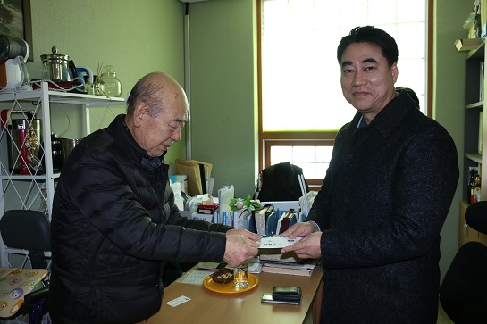 부여성심원 방문 위문