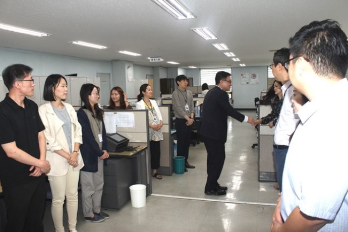 김용균 중부지방국세청장 인천세무서 방문