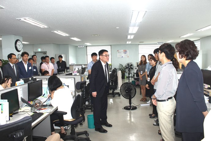 김용균 중부지방국세청장 인천세무서 방문